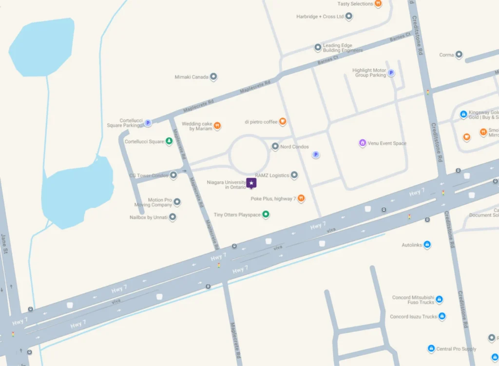 View Niagara University in Ontario location on Google Maps